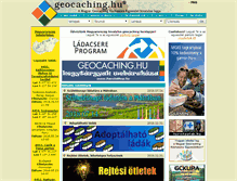 Tablet Screenshot of geocaching.hu