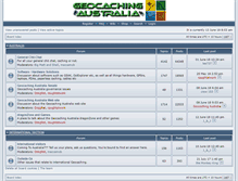 Tablet Screenshot of forum.geocaching.com.au